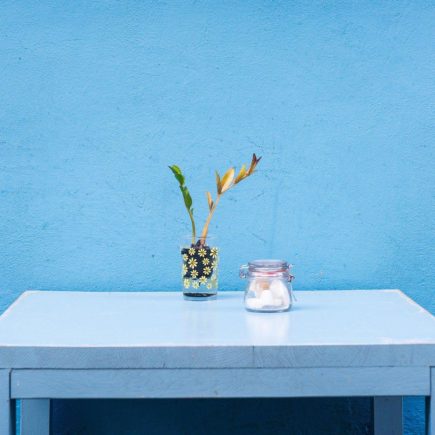 Aqua blue and natural colours are predicted to be a big home decor trend in 2021